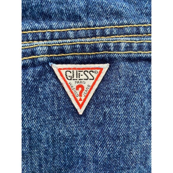 80s/90s Guess by Marciano TRUE VINTAGE Women's Blue Jeans - Picture 2 of 5